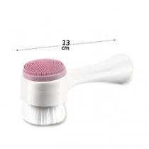 Escova De Limpeza Facial Esfoliante Massageador Pele E Corporal Banho 2 em 1