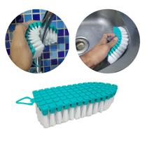 Escova De Limpeza Flexível Dobrável para Cozinha Banheiro