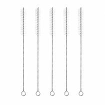 Escova de Limpeza Para Canudos 22cm Kit 5 Unidades Multiuso Ideal para Copos Garrafas Mamadeiras Limpeza Profunda e Durável