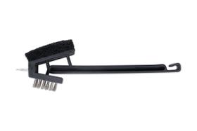 Escova de Limpeza para Grelha e Churrasqueira em Aço Inox e Plástico Preto 26,5x7,3x8,5cm - Brinox