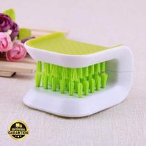 Escova de Limpeza para Talheres - Escova de Talher Cerdas Firmes Durável Confortável Compacta