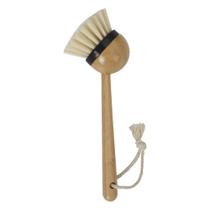 Escova de limpeza redonda com cabo longo de bambu - Oikos Escova de limpeza redonda com cabo longo de bambu - Oikos