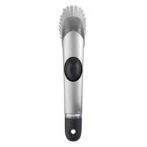Escova de Louça OXO Steel com Dispensador de Sabão - 25cm Escova de Louça OXO Steel com Dispensador de Sabão - 25cm