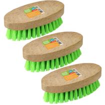 Escova de Madeira Multiuso Brilhex Limpeza Pesada com Máxima Eficácia Tradiconal