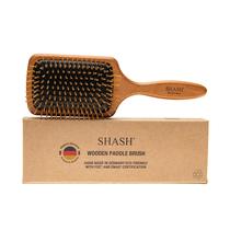 Escova de Madeira SHASH Since 1869 - Desembaraça Suavemente o Cabelo