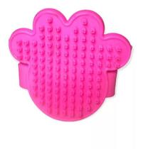 Escova De Mão Massageadora Silicone Para Pets