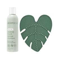 Escova de maquiagem, almofada de limpeza e shampoo Deep Clean EcoTools