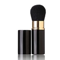 Escova de Maquiagem Retrátil - Pelos de Cabra - Portable Face Loose Powder Foundation, Mini Blush Brush Beauty Cosmetic Tool