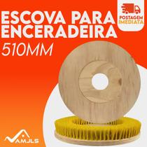 Escova De Nylon P/ Enceradeira Bandeirante / Shueler 510mm