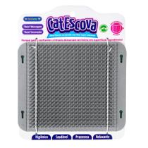 Escova de Parede para Gatos - Pet Games Cat Escova Cor Cinza