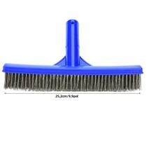 Escova De Parede Para Piscina Com Cerdas De Aço De Alta Qualidade De 25,2cm Para Limpeza De Spa E
