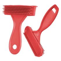 Escova de Pelo para Cães e Gatos Plástica com Alça Regulável