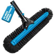 Escova de piscina WXFANA 20 Wide Pool Brush Head Heavy Duty Blue Escova de piscina WXFANA 20 Wide Pool Brush Head Heavy Duty Blue