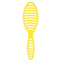 Escova De Plástico Oval Vazada Pop Color Linha Bonitta