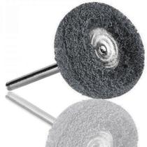 Escova De Polimento Nylon 25Mm Grão 800 Para Micro Retíficas