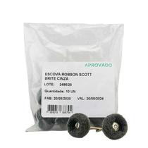 Escova de Robson Scott Brite Cinza (PM) C/1 Und - Asfer Escova de Robson Scott Brite Cinza (PM) C/1 Und - Asfer
