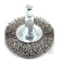 Escova de roda de arame Forney 72726 Fine Crimped 3,8 cm Escova de roda de arame Forney 72726 Fine Crimped 3,8 cm