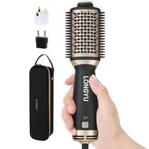 Escova de secador de cabelo de viagem Longyu Dual Voltage Mini Hot Air Black Escova de secador de cabelo de viagem Longyu Dual Voltage Mini Hot Air Black