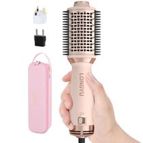 Escova de secador de cabelo de viagem Longyu Dual Voltage Mini Hot Air Pink Escova de secador de cabelo de viagem Longyu Dual Voltage Mini Hot Air Pink