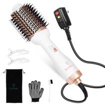 Escova de secador de cabelo EcoSheek 4 em 1 Volumizer Ceramic Ionic Escova de secador de cabelo EcoSheek 4 em 1 Volumizer Ceramic Ionic