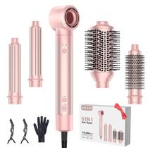 Escova de secador de cabelo Hot Air Styler 5 em 1 1200 W 110.000 RPM Escova de secador de cabelo Hot Air Styler 5 em 1 1200 W 110.000 RPM