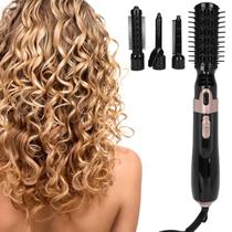 Escova de secador de cabelo ZJChao 4 em 1 Hot Air Curler Combo 550W