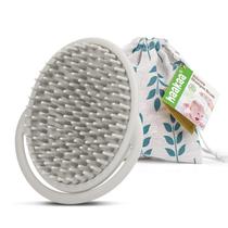 Escova de shampoo com tampa de berço de silicone e depurador de cabelo para bebês Escova de shampoo com tampa de berço de silicone e depurador de cabelo para bebês