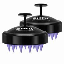 Escova de shampoo massageador de couro cabeludo HEETA, pacote com 2 unidades para o crescimento do cabelo Escova de shampoo massageador de couro cabeludo HEETA, pacote com 2 unidades para o crescimento do cabelo