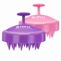 Escova de shampoo massageador de couro cabeludo HEETA, pacote com 2 unidades para o crescimento do cabelo