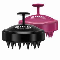 Escova de shampoo massageador de couro cabeludo HEETA, pacote com 2 unidades para o crescimento do cabelo Escova de shampoo massageador de couro cabeludo HEETA, pacote com 2 unidades para o crescimento do cabelo
