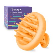 Escova de shampoo massageador de couro cabeludo Tizuxa Silicone para o crescimento do cabelo