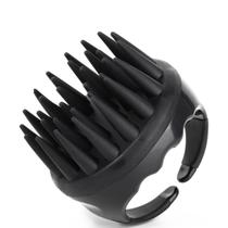 Escova de shampoo Scalp Scrubber BTYMS de silicone com cerdas extra longas