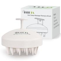 Escova de shampoo Scalp Scrubber HEETA Wheat Straw Beige Escova de shampoo Scalp Scrubber HEETA Wheat Straw Beige
