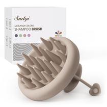 Escova de Shampoo Sndyi com Massageador de Couro Cabeludo - Cerdas de Silicone