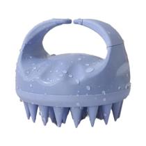 Escova De Silicone Biodegradável Para Massagem No Couro Cabeludo E Esfoliante De Palha De Trigo Para