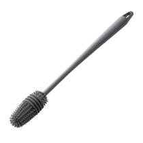 Escova de Silicone Cabo Longo para Lavar Garrafas Jarras Mamadeiras Copos Taças Limpeza Profunda