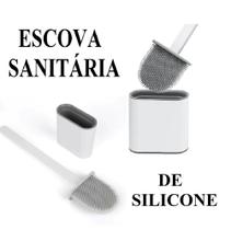 Escova De Silicone Vaso Sanitário Base Para Banheiro Privada Prático - EMB-UTILIT