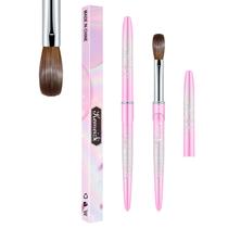 Escova de unhas acrílica KEMEISI 100% Pure Kolinsky tamanho 16 Escova de unhas acrílica KEMEISI 100% Pure Kolinsky tamanho 16