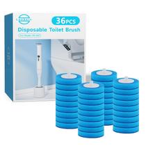 Escova de vaso sanitário Leebein HK-047, 36 unidades, recargas descartáveis