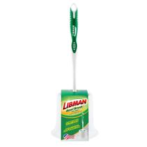 Escova de vaso sanitário Libman com plástico Caddy 1 CT Escova de vaso sanitário Libman com plástico Caddy 1 CT