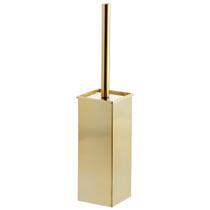 Escova de vaso sanitário MDesign Citi Collection Steel Soft Brass