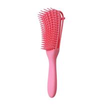 Escova Definidora em Cerdas de Nylon Flexível Desembaraça e Define Cachos Cabelos Cacheados Ondulados Escova Definidora em Cerdas de Nylon Flexível Desembaraça e Define Cachos Cabelos Cacheados Ondulados