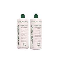 Escova Definitiva De Babosa Keratin Groove Professional 1lITRO