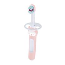 Escova Dental Baby's Brush c/ Trava de Proteção 6m+ Mam Rosa Escova Dental Baby's Brush c/ Trava de Proteção 6m+ Mam Rosa