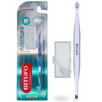 Escova Dental Bitufo Intertufo 3mm Com 6 refis interdentais