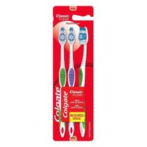 Escova Dental Classic Clean 3unid - Colgate