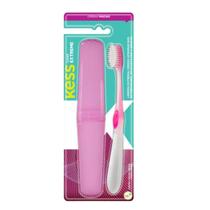 Escova Dental Clear Extreme Kess Belliz Rosa Cod.2018 Escova Dental Clear Extreme Kess Belliz Rosa Cod.2018
