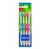 Escova Dental Clear UP Extreme Média Cores Sortidas 4 Unidades Escova Dental Clear UP Extreme Média Cores Sortidas 4 Unidades