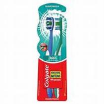 ESCOVA DENTAL COLGATE 360º ADVANCED WHITE C/2 UNID MACIA