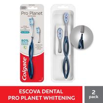 Escova Dental Colgate Pro Planet Whitening Suave/Macia + Refil